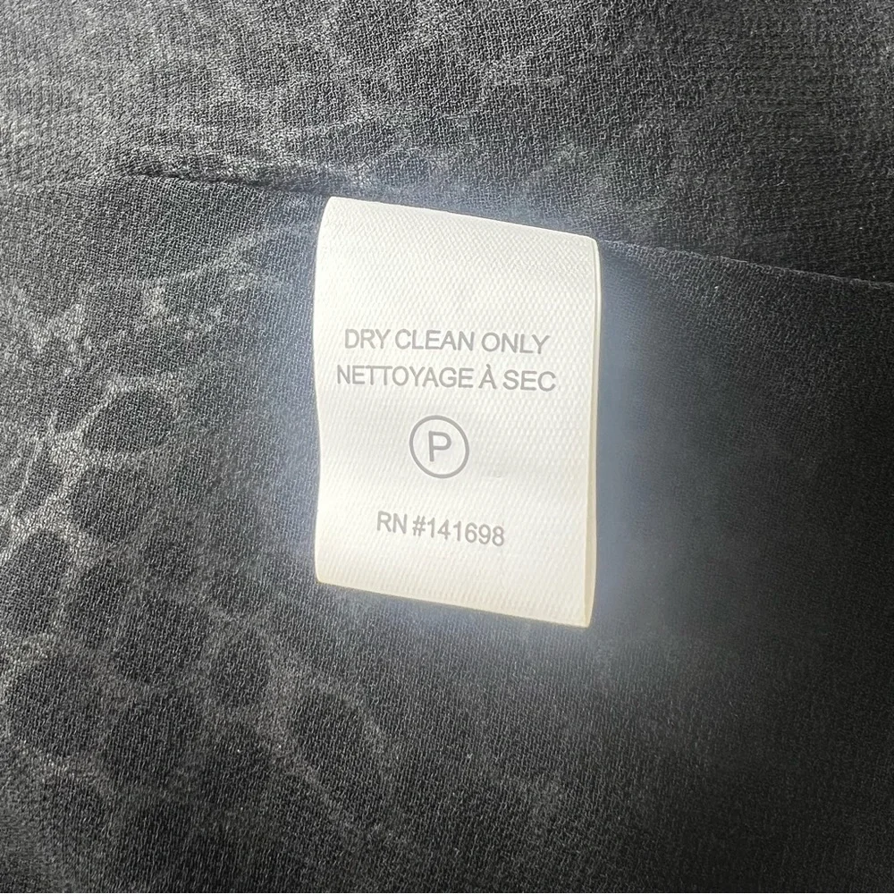 Ramy Brook BITSY 100% Silk Black & White Polka Dot Sleeveless Drop Waist Dress - Picture 14 of 16